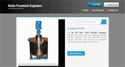 Desktop Screenshot of nobleprocetech.com